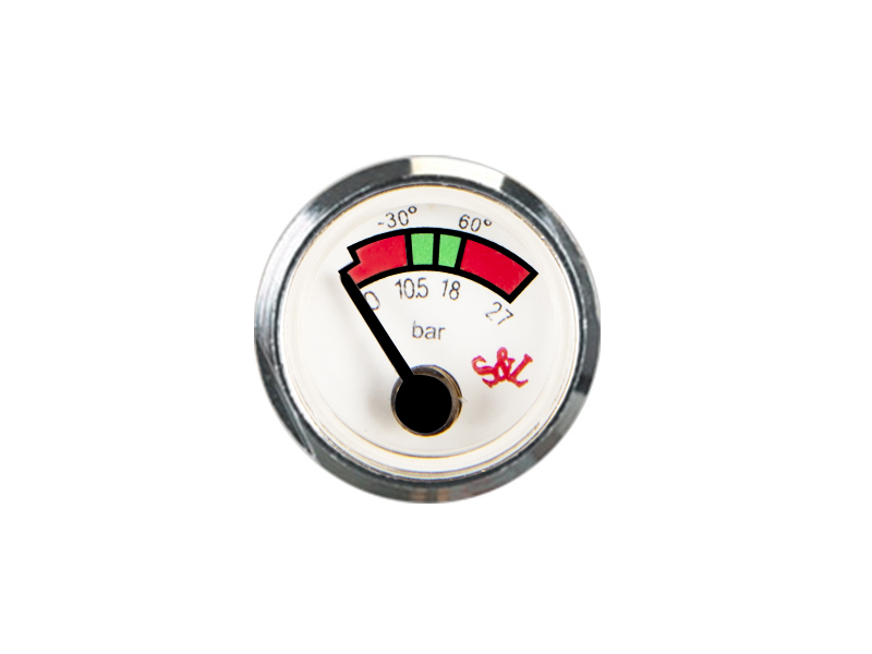 KDS-A18-23mm Spring pressure gauge