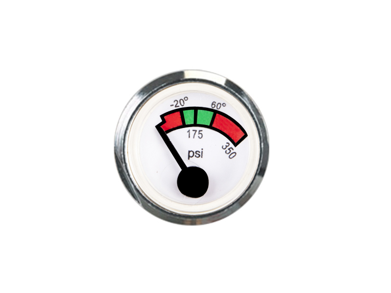 KDS-A19-23mm Spring pressure gauge