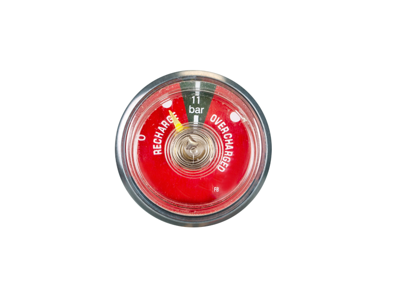 37MM BOURDON TUBE DRY POWDER FIRE EXTINGUISHER PRESSURE GAUGE